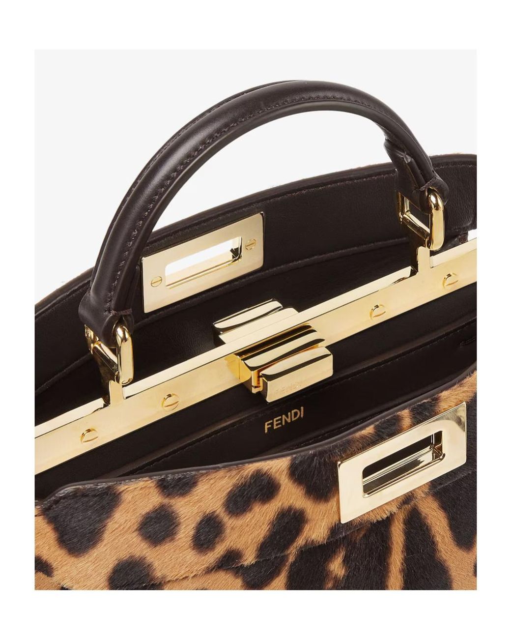 Fendi Brown Peekaboo Mini