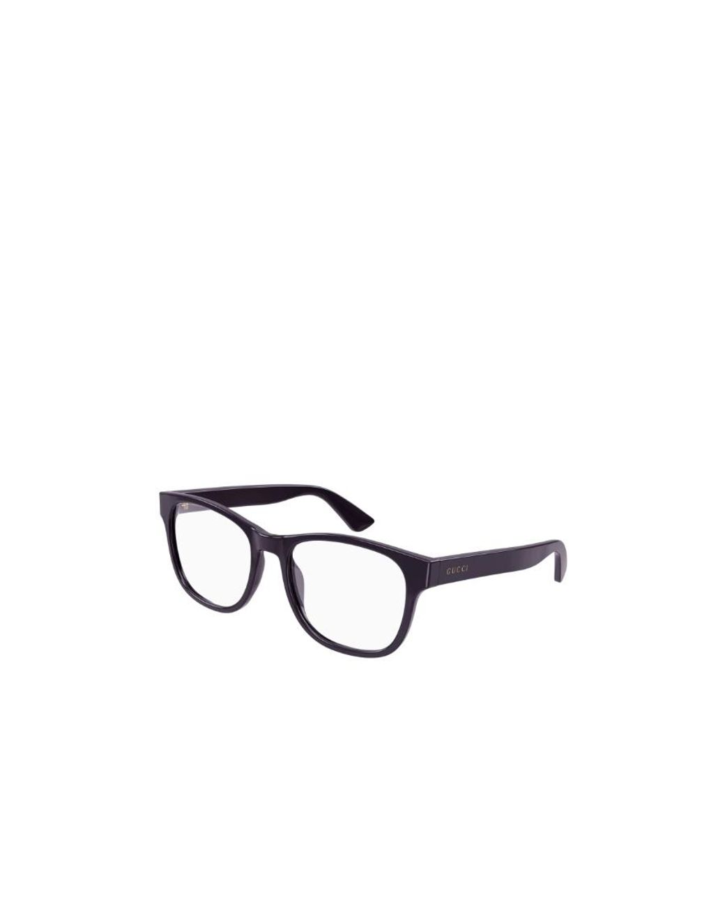 Gucci White Eyewear Square Frame Glasses for men