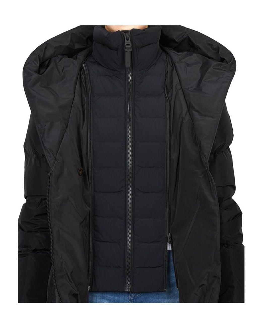 Mackage Black Long-Sleeved Down Jacket