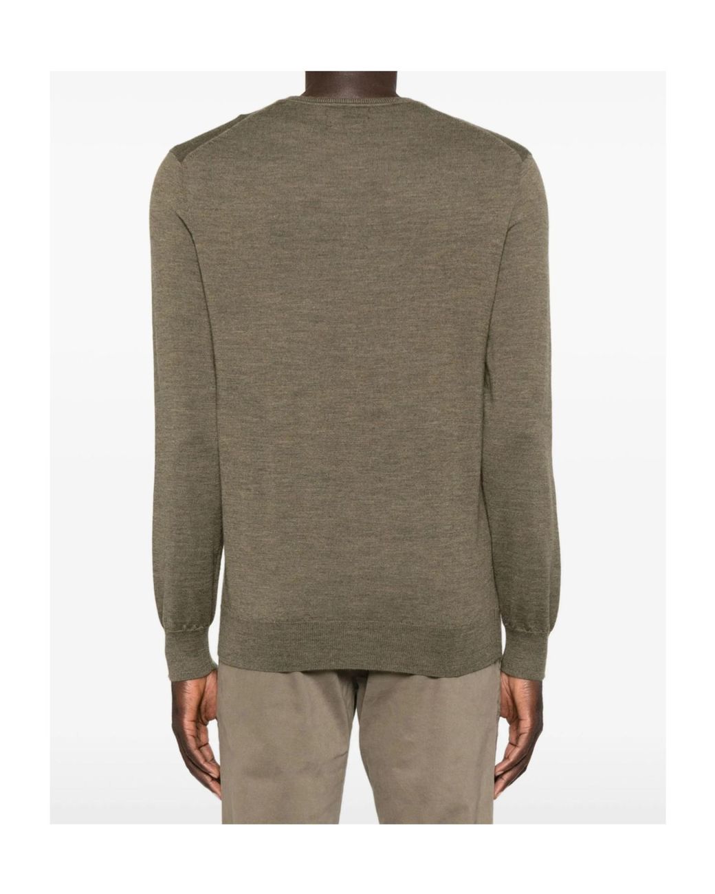 Polo Ralph Lauren Green V-Neck Wool Sweater for men