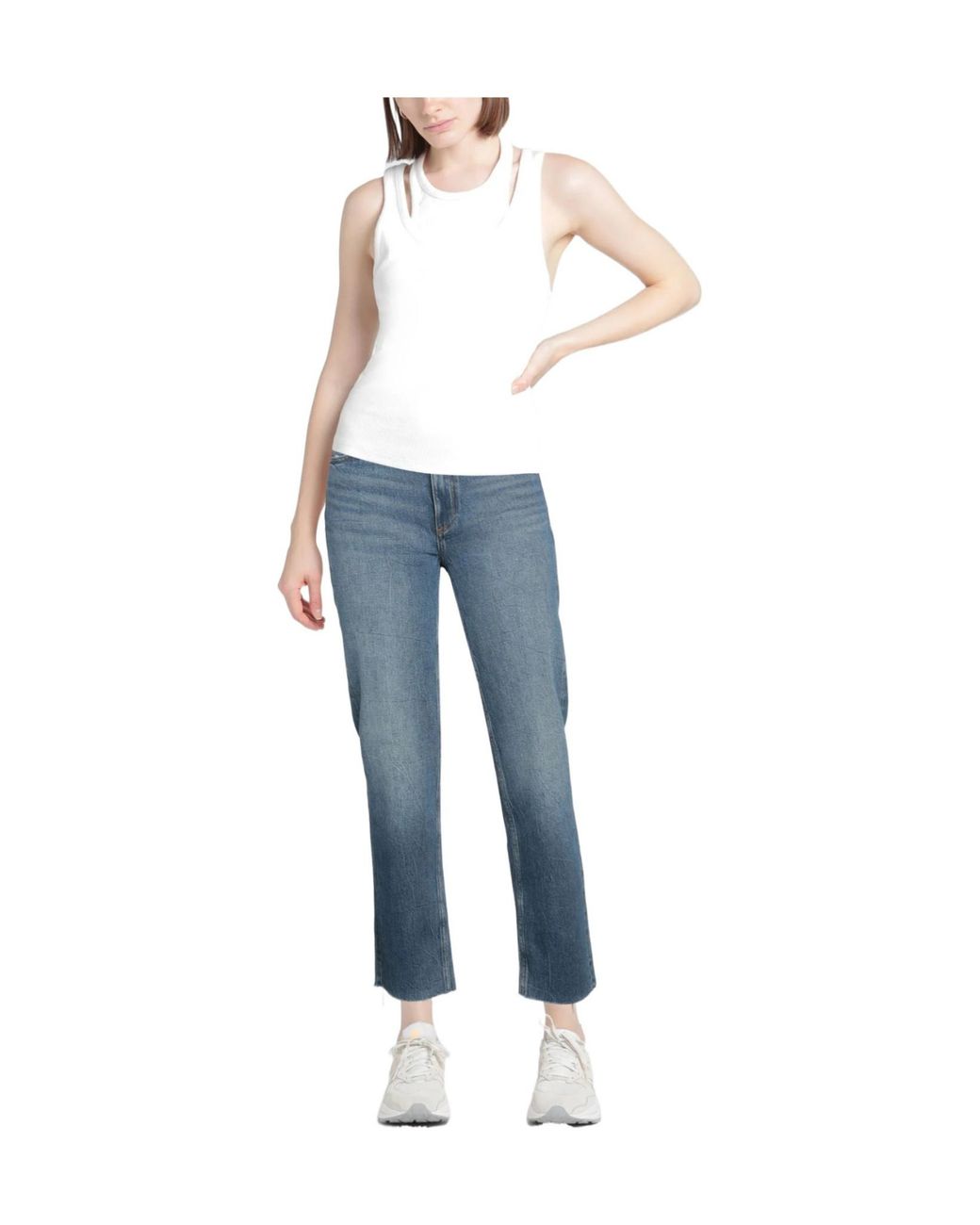 Rag & Bone Blue Dark Straight-Leg Jeans