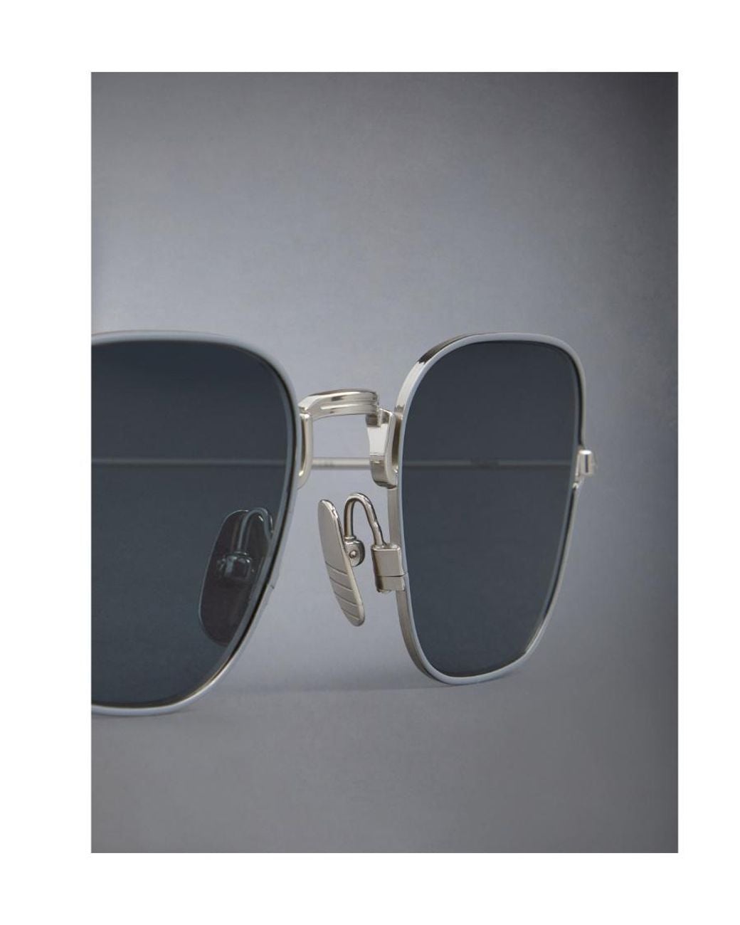 Thom Browne Blue Square-Frame Sunglasses for men