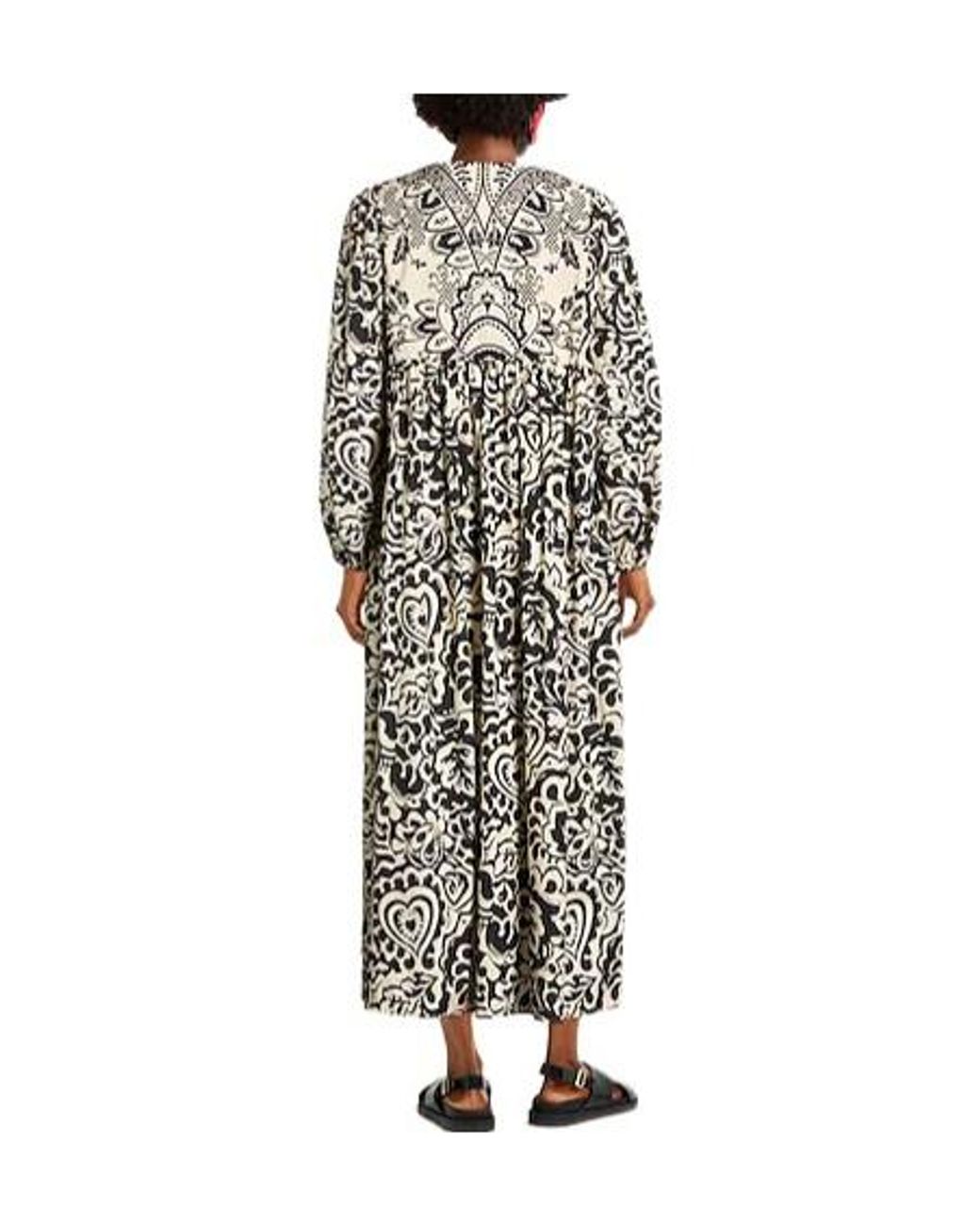 Weekend by Maxmara White Two-Tone Long Sleeve Dress