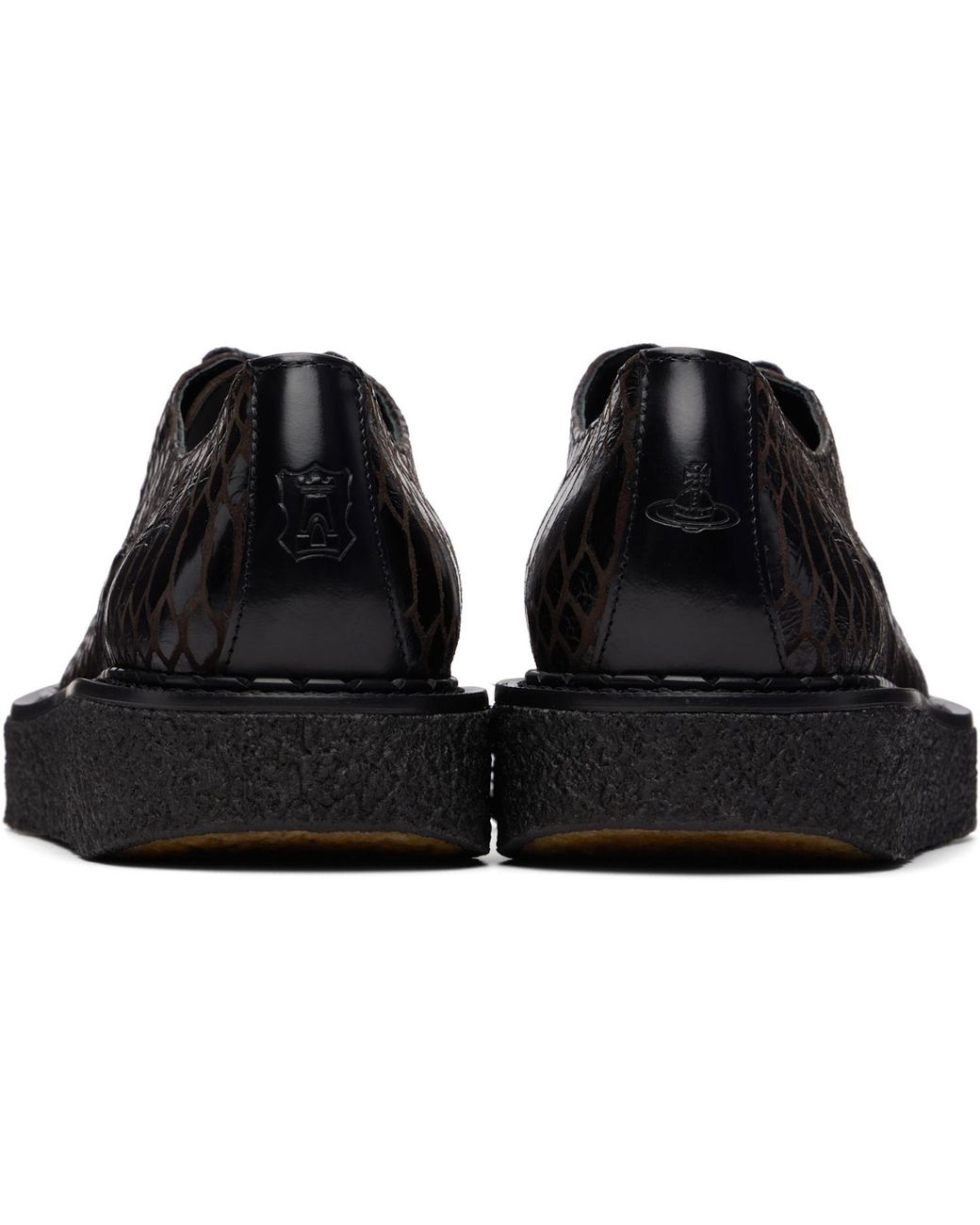 Vivienne Westwood Black X George Cox Hatton Derby Shoes for men