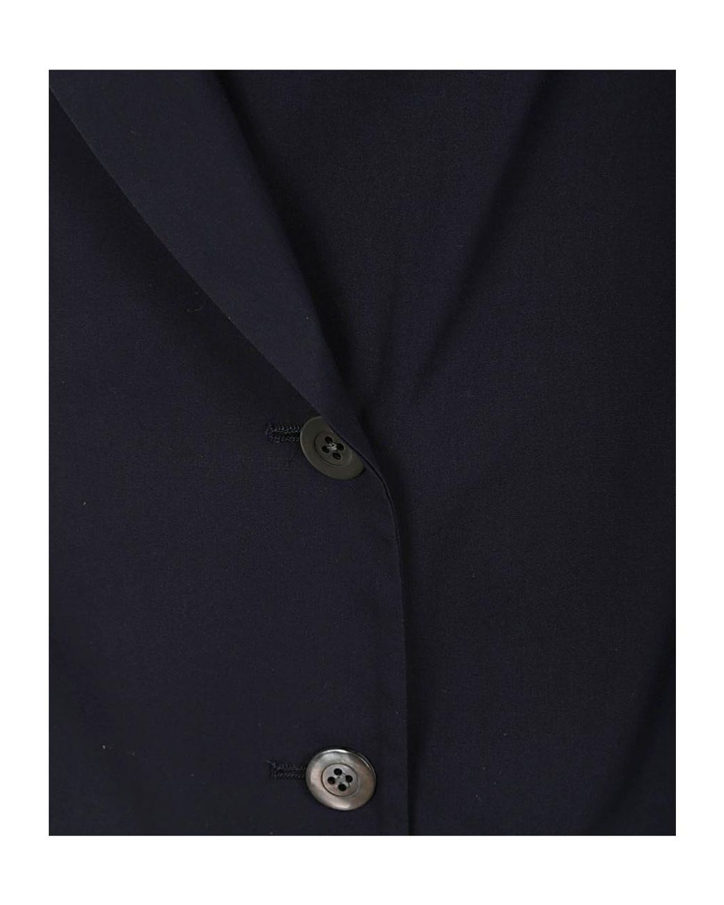 Dries Van Noten Blue Double-Breasted Long Sleeved Blazer