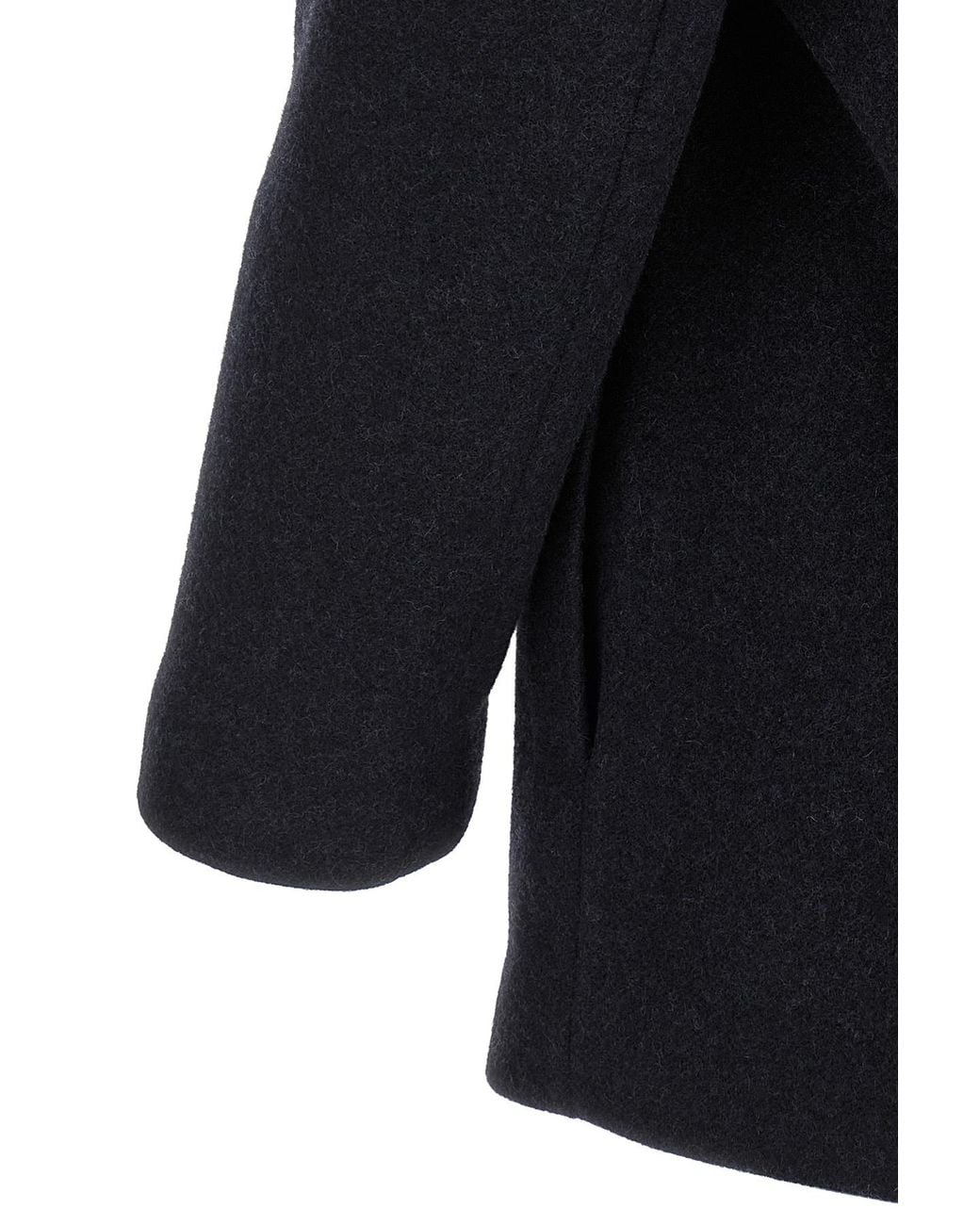 Prada Blue Button-Up Coat
