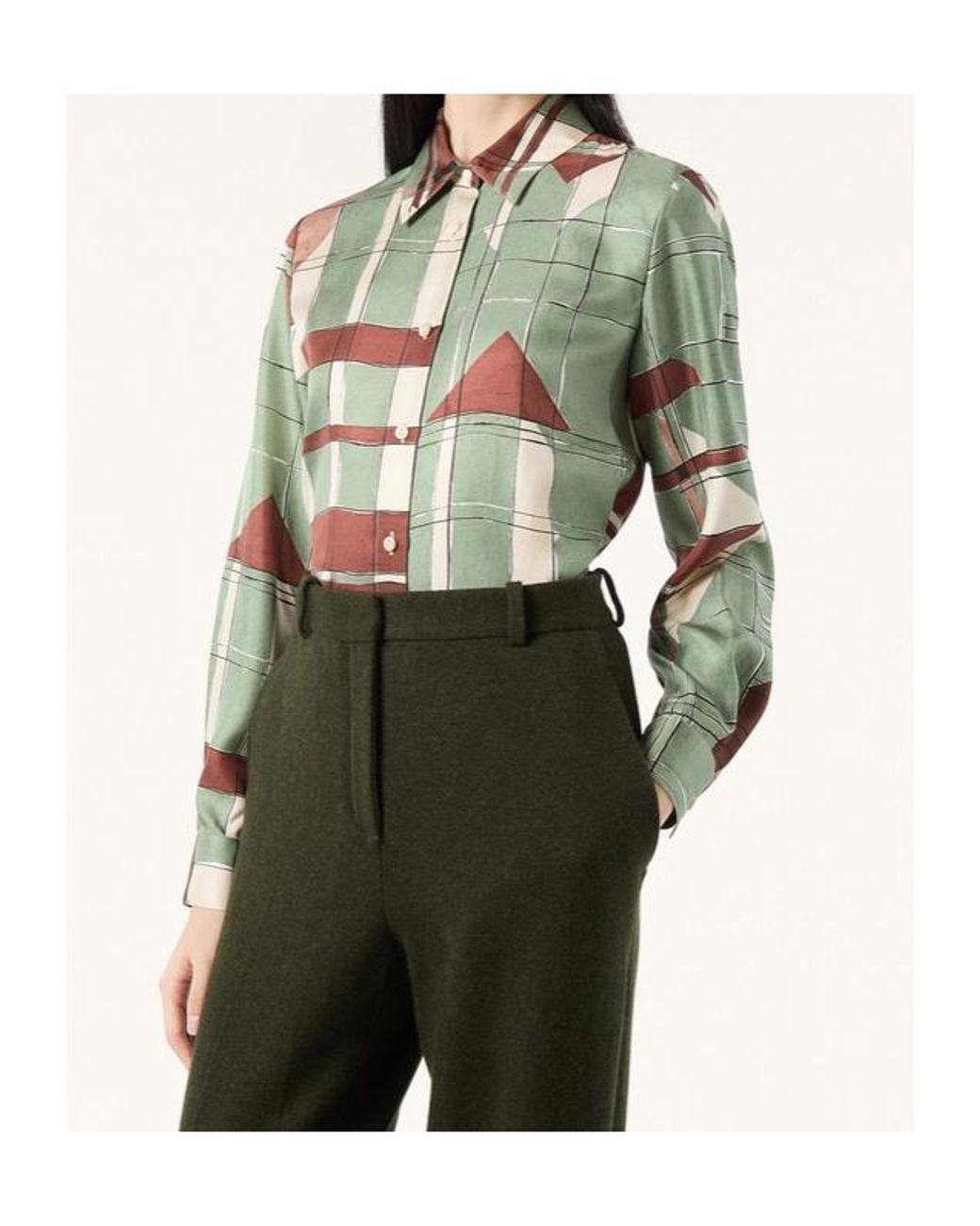 Loro Piana Green Clarissa Shirt