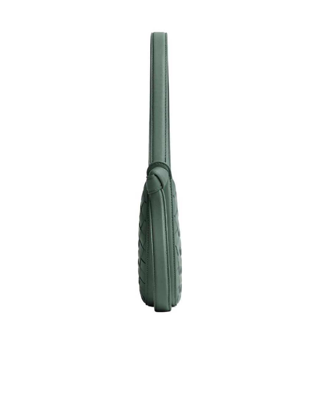 Bottega Veneta Green Intrecciato Shoulder Bag
