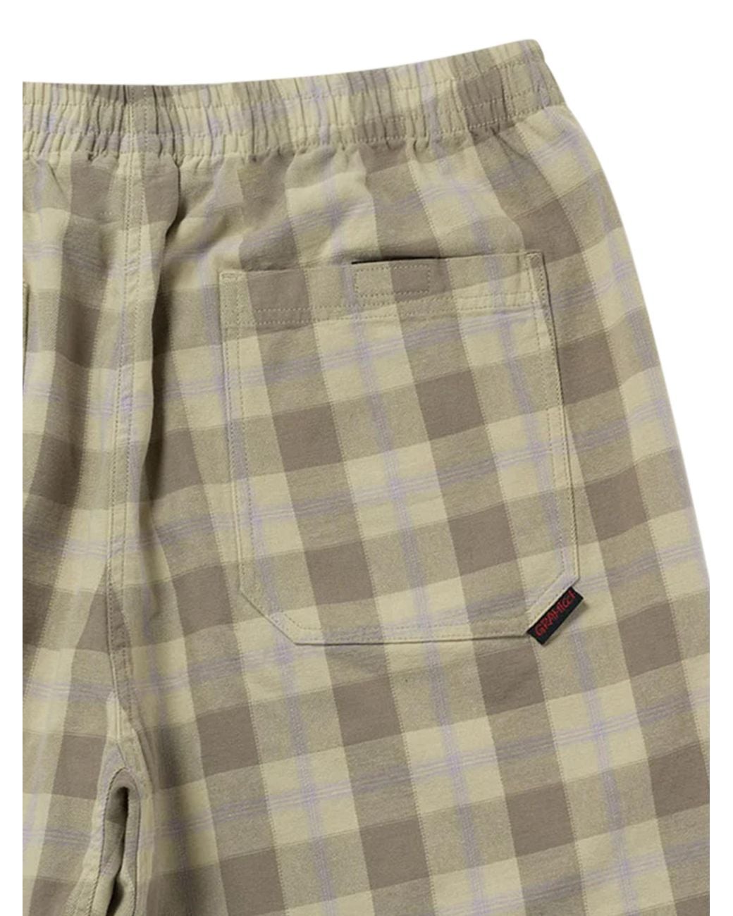 Gramicci Natural Plaid Shorts for men