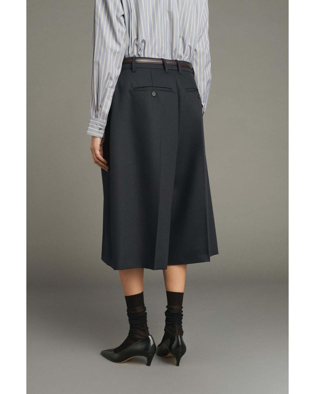 Soeur Blue Wide-Leg Trousers