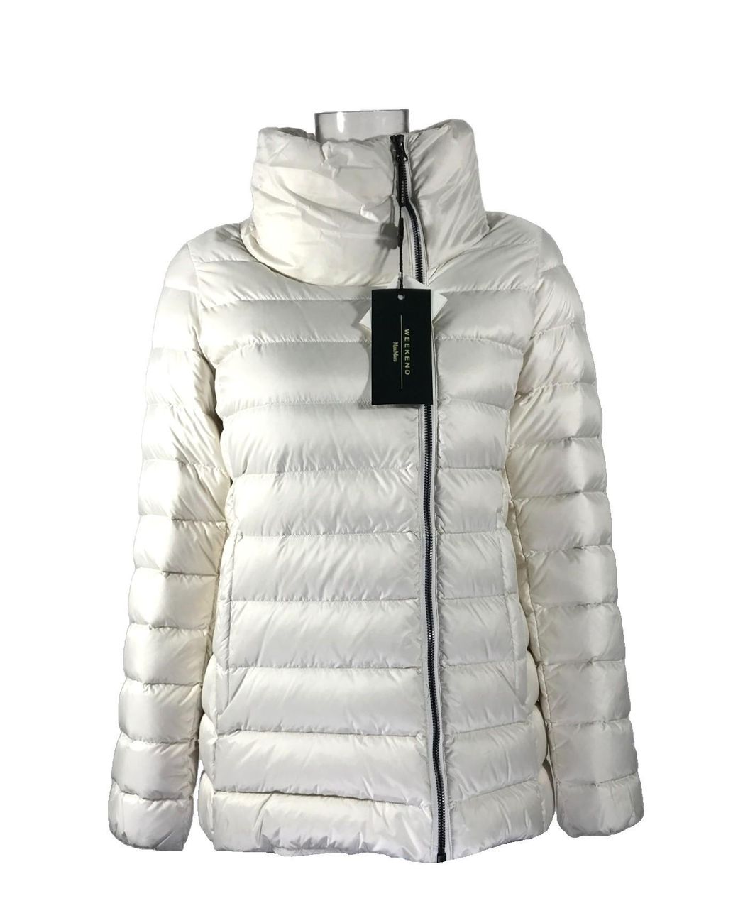 Weekend by Maxmara White Long-Sleeved Down Jacket