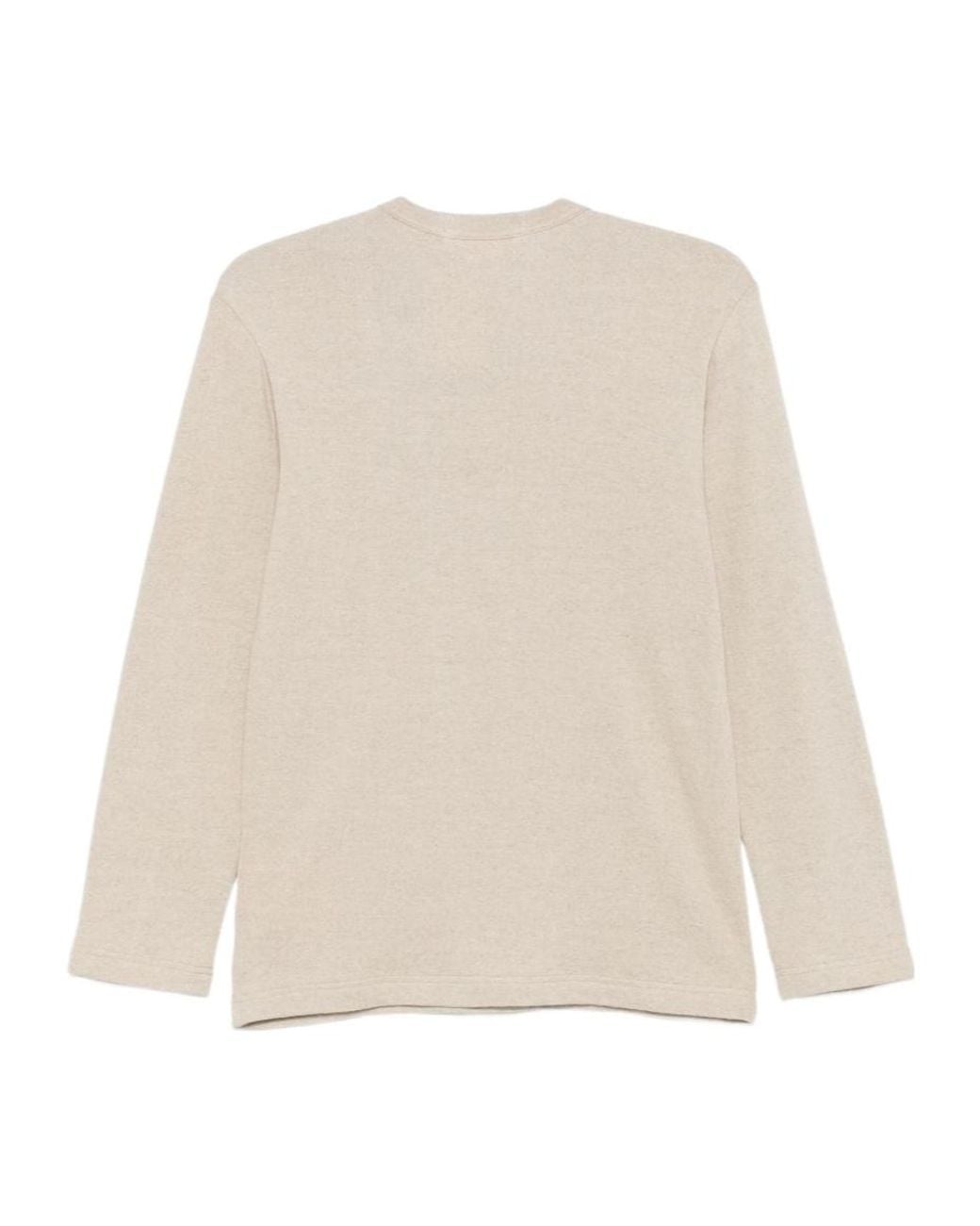 Comme des Garçons Natural Long-Sleeved T-Shirt