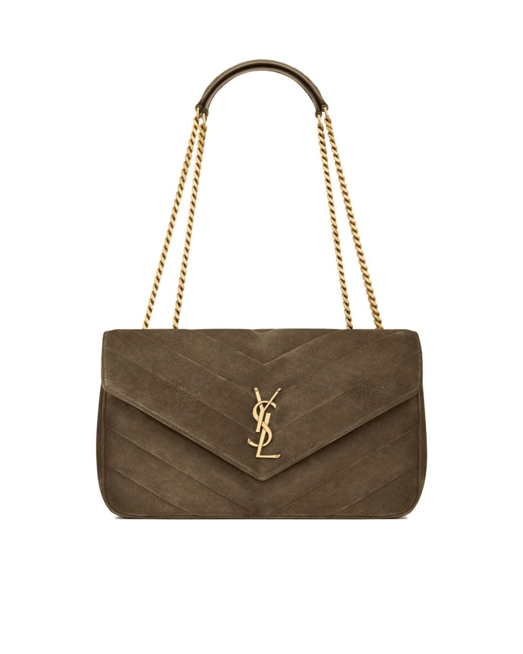 Saint Laurent Brown Loulou Medium