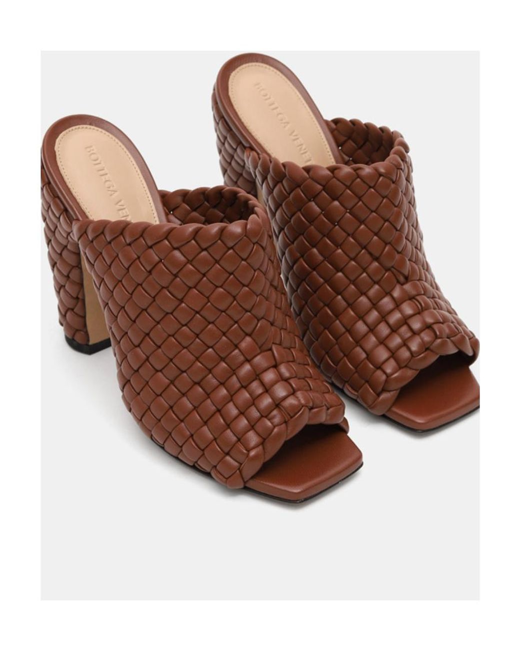 Bottega Veneta Brown Canalazzo Sandals