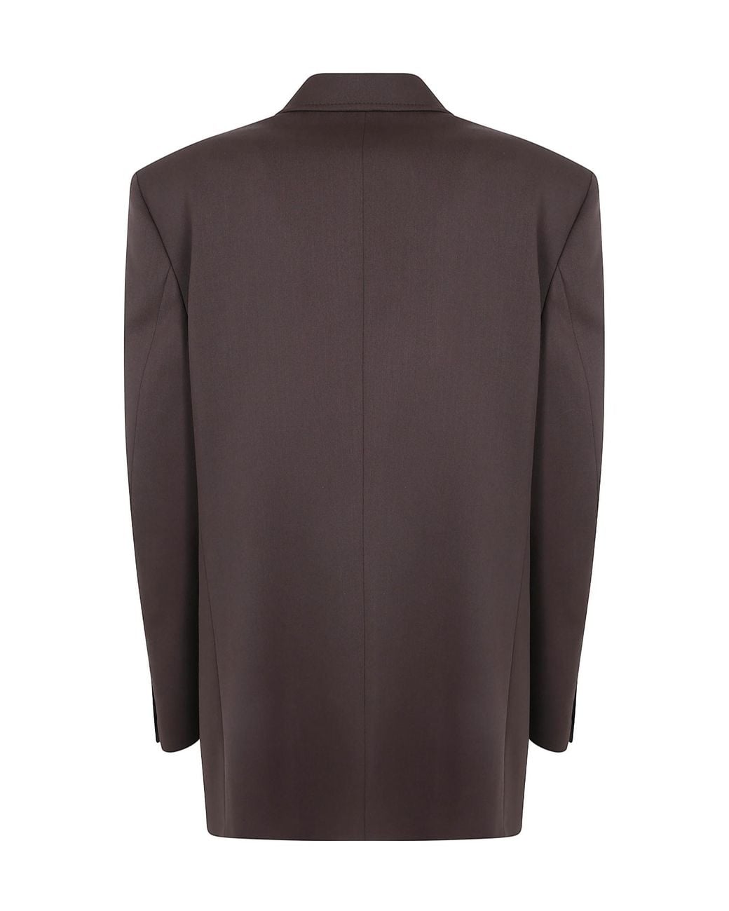 N°21 Brown Peak-Lapels Single-Breasted Blazer