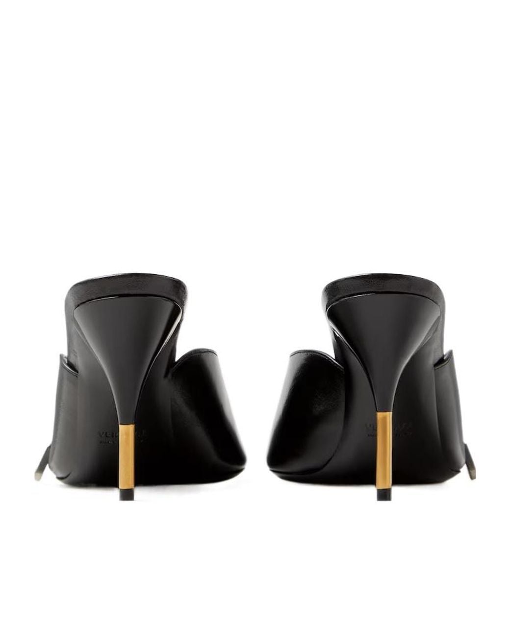 Versace Black Nyx High-Heeled Mules