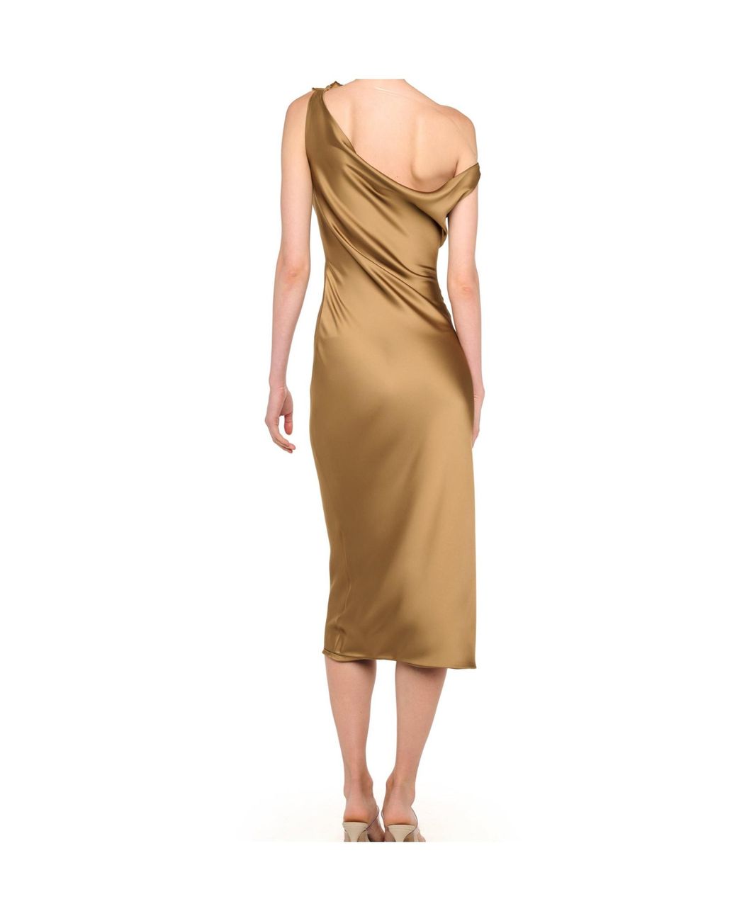 Norma Kamali Natural Drop Shoulder Maria Dress