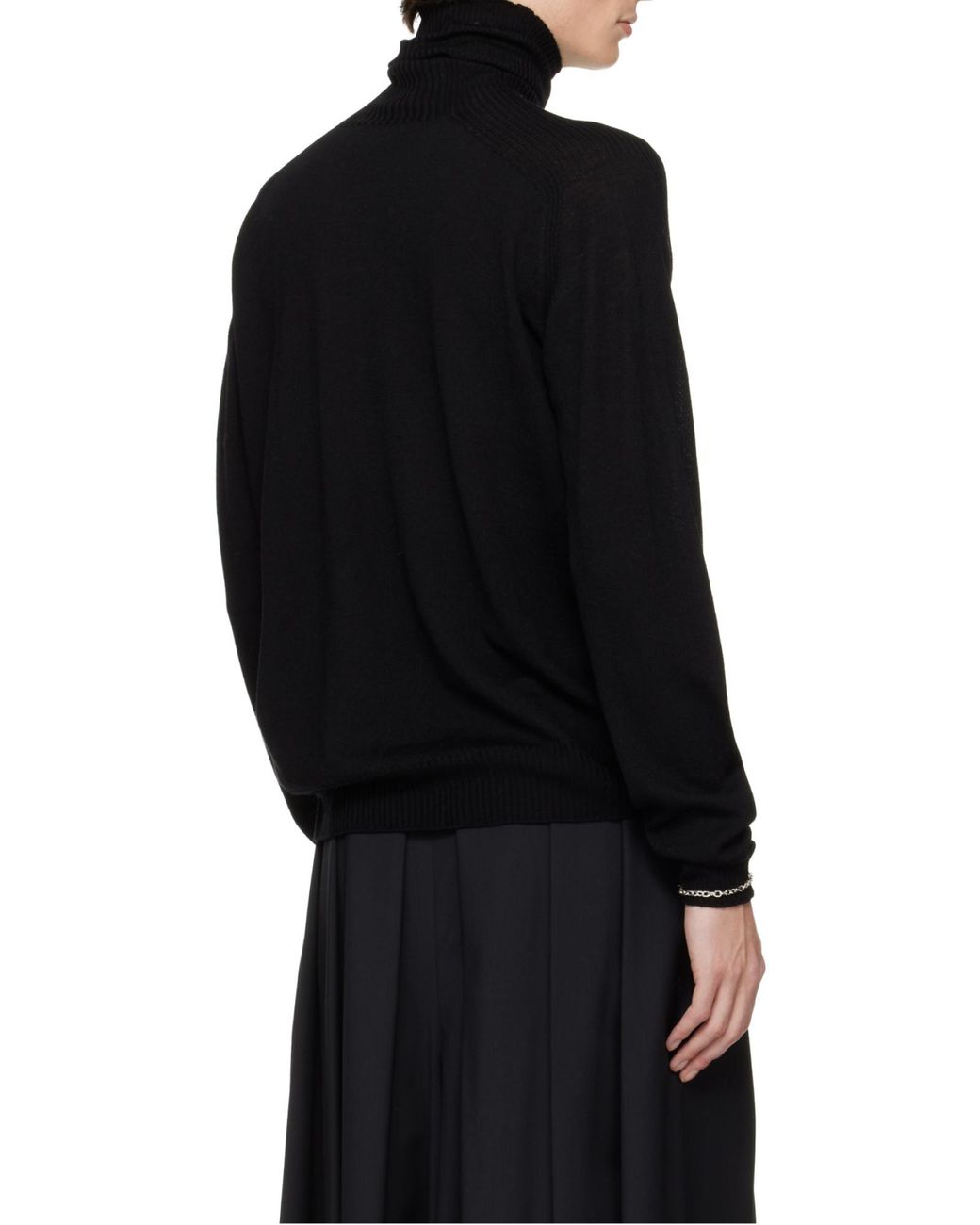 Vivienne Westwood Black Fisherman Turtleneck Jumper for men