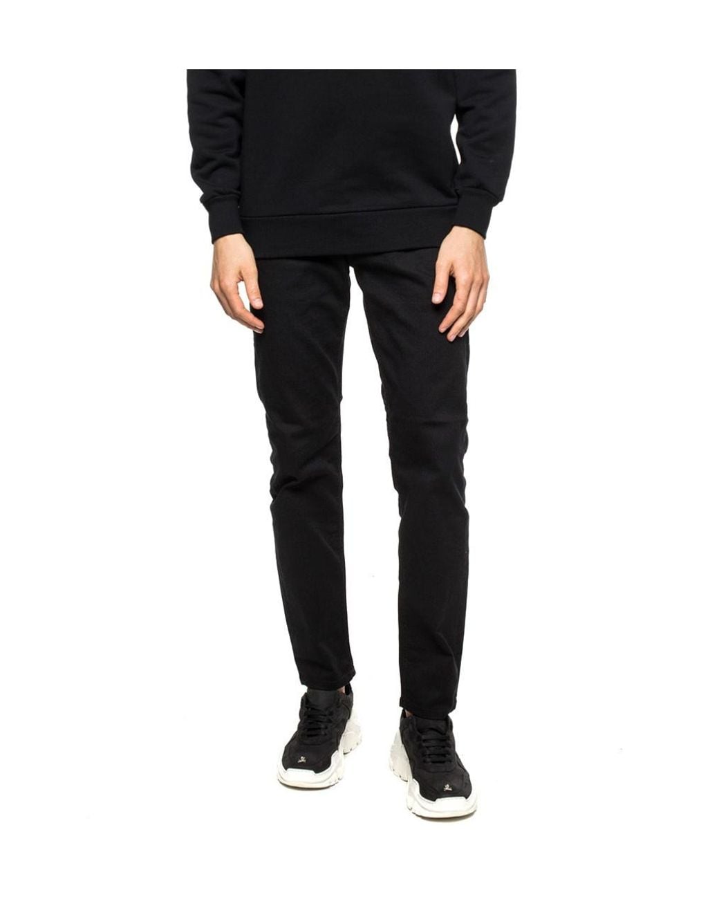 DIESEL Black 1986 Larkee Beex Tapered Jeans for men