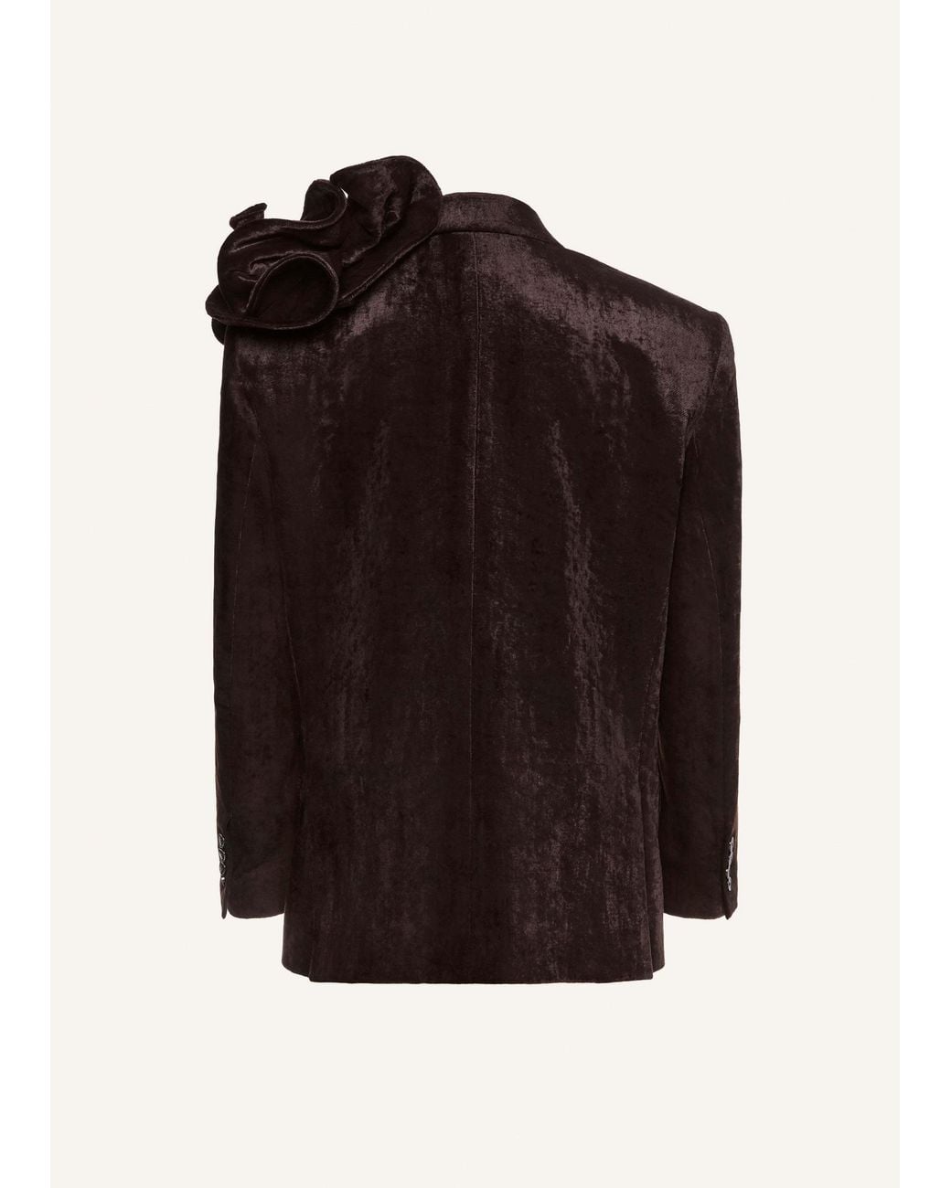 Magda Butrym Brown Long-Sleeved Suit Jacket