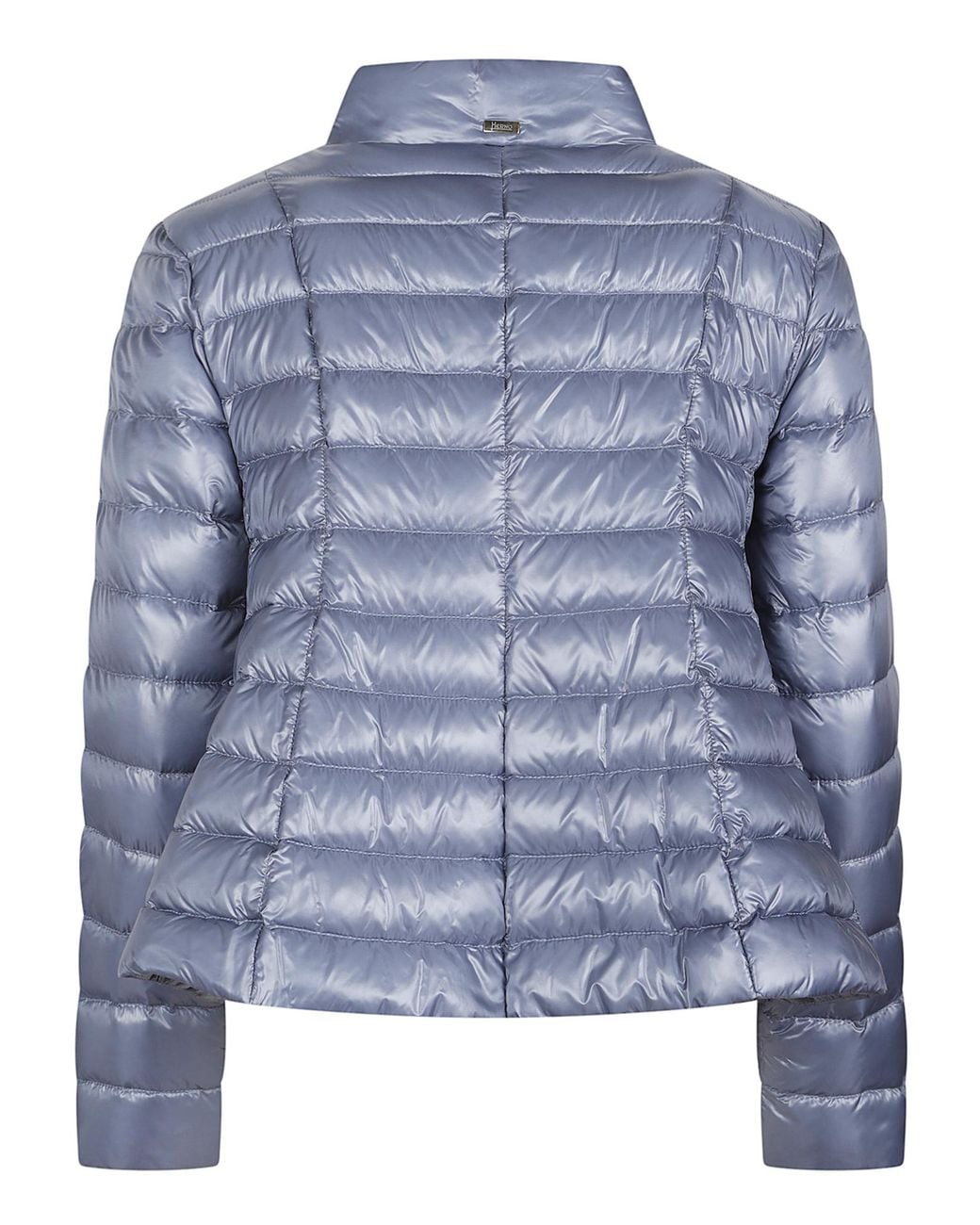 Herno Blue Zip-Up Padded Jacket