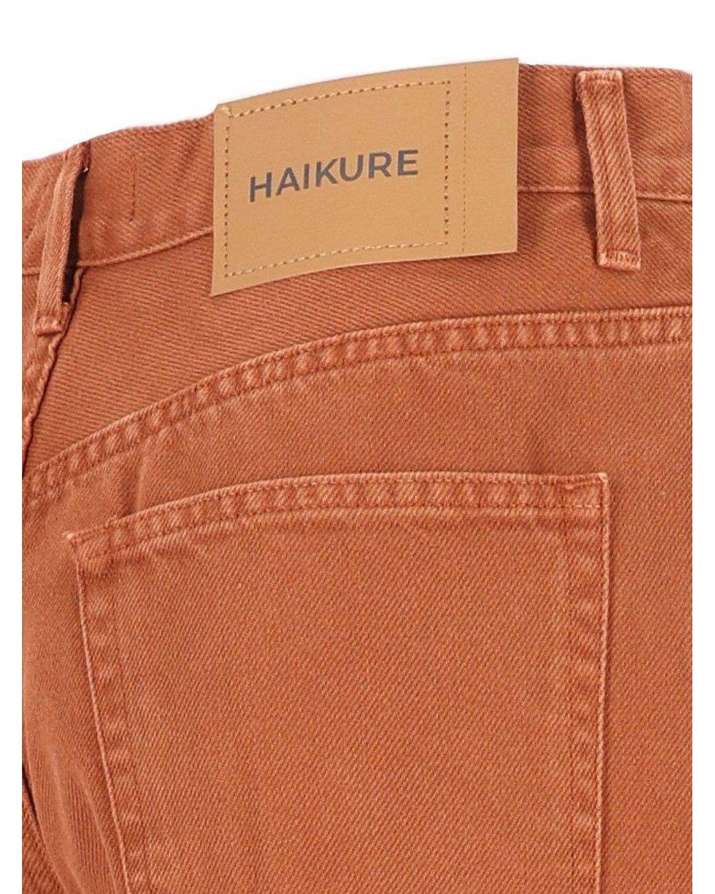 Haikure Brown Winny Wide-Leg Jeans