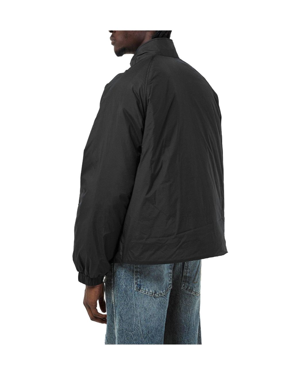 Represent Gray High-Neck Jacket for men