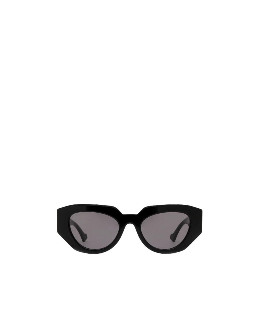 Gucci White Eyewear Geometric Frame Sunglasses