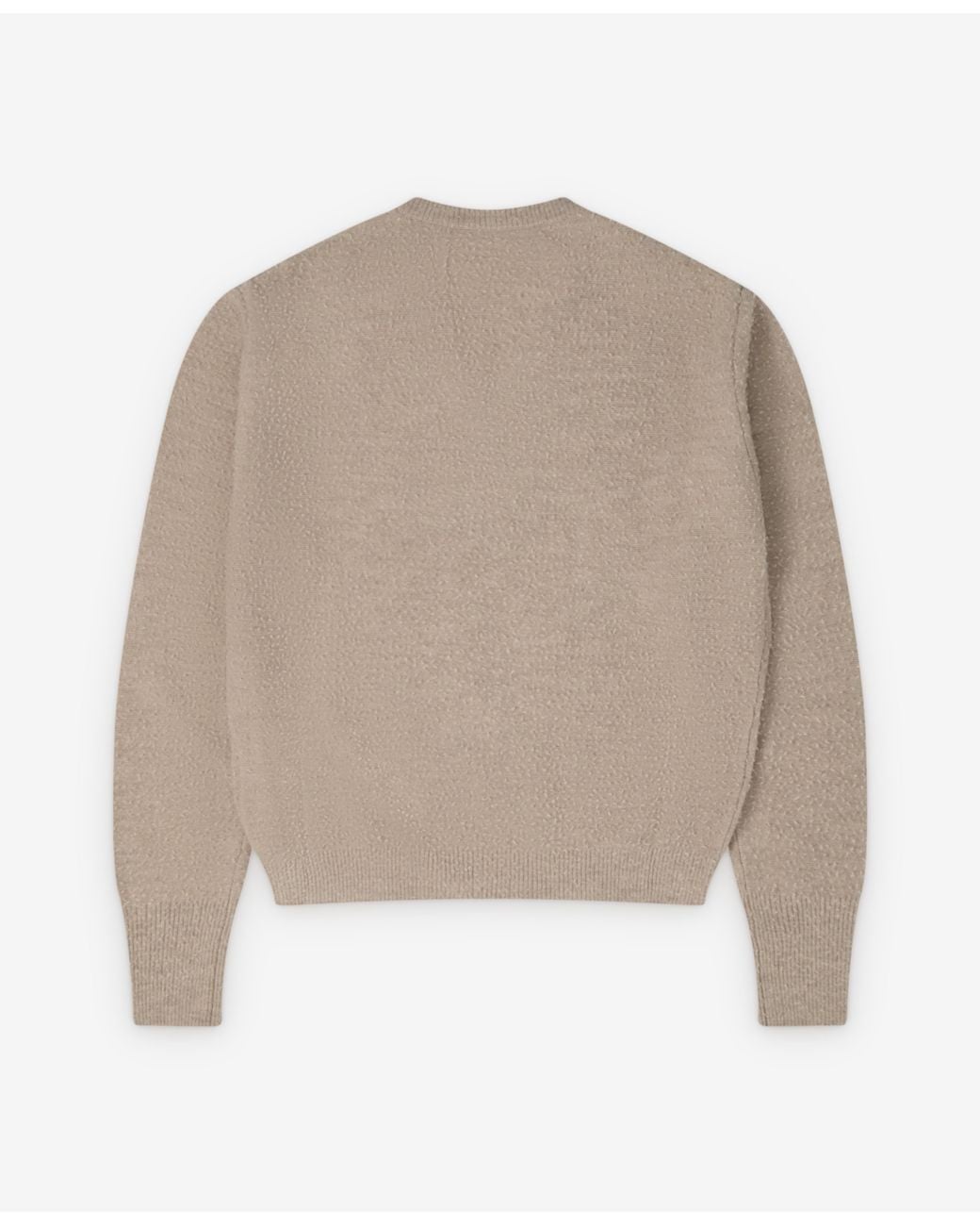 ERL Natural Textured V-Neck Knitted Sweater for men