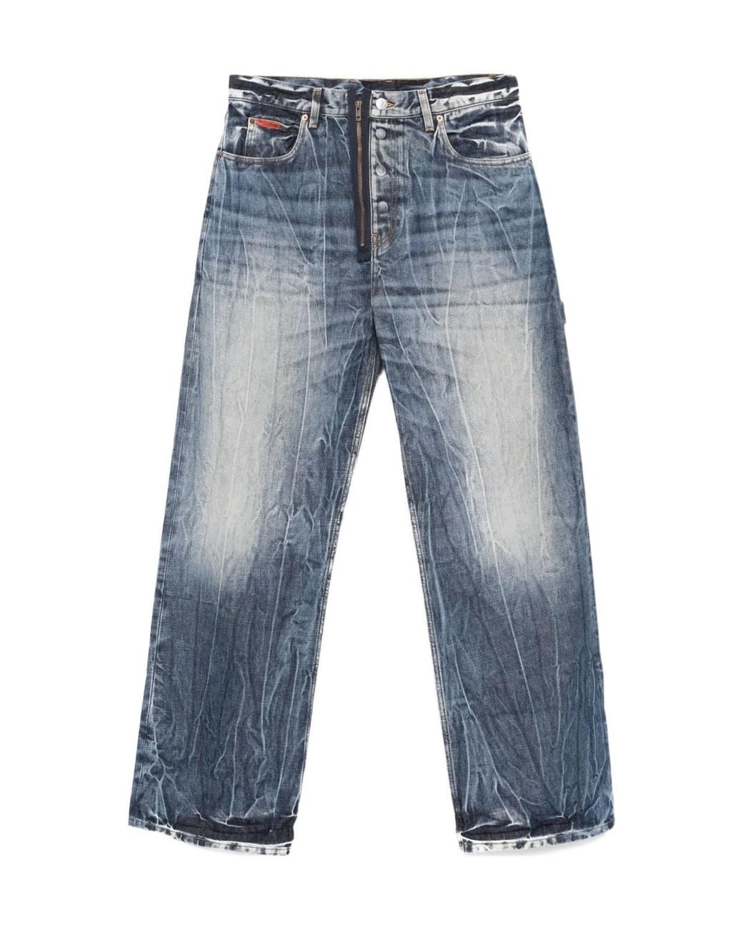 Martine Rose Blue Wide-Leg Jeans for men