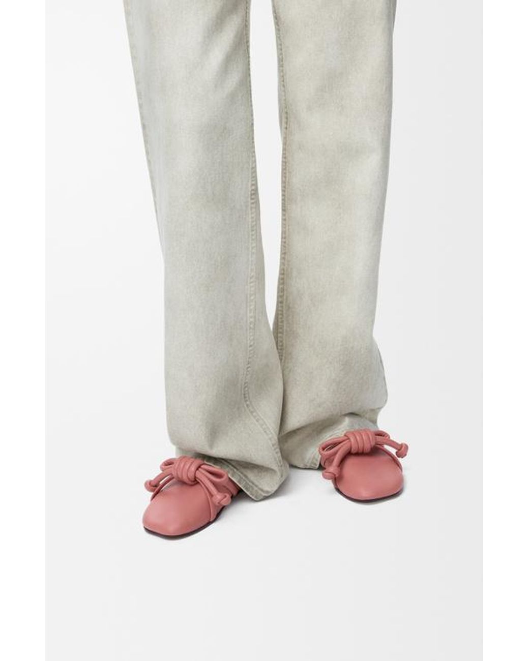 Loewe Pink Flamenco Knot Mule