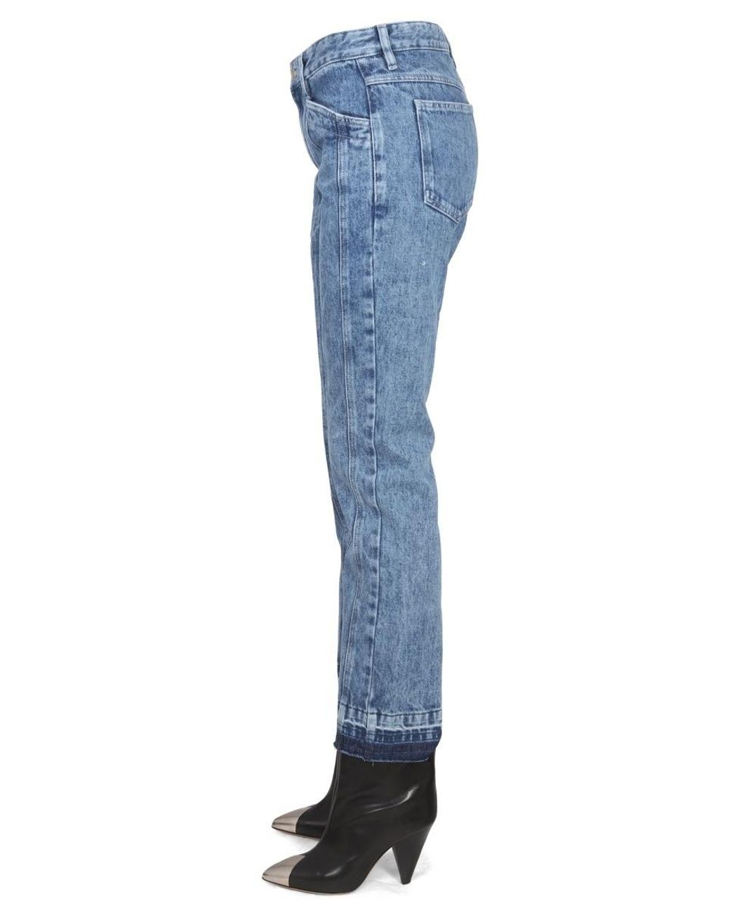 Isabel Marant Blue Logo Jeans