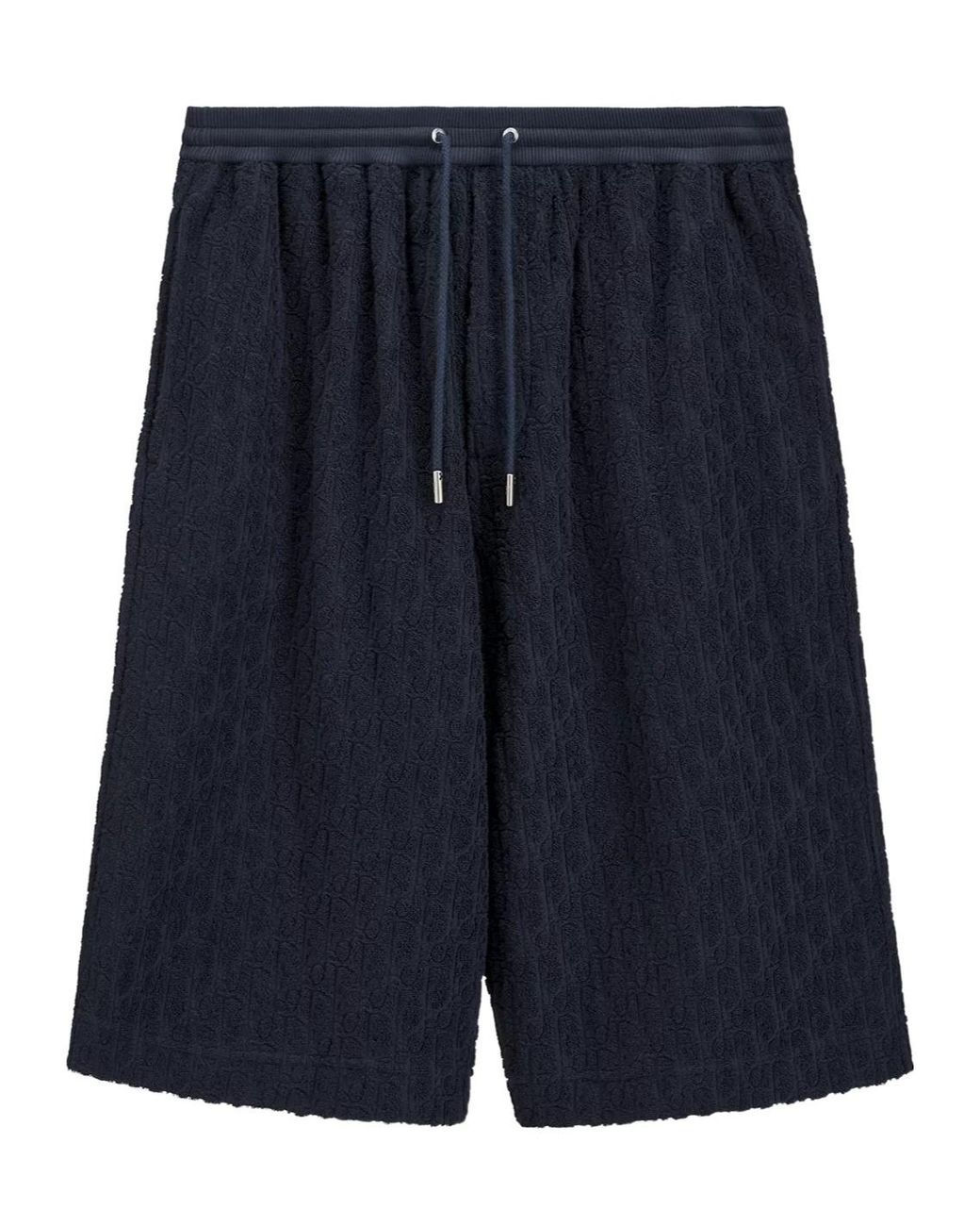 Dior Blue Oblique Bermuda Shorts for men