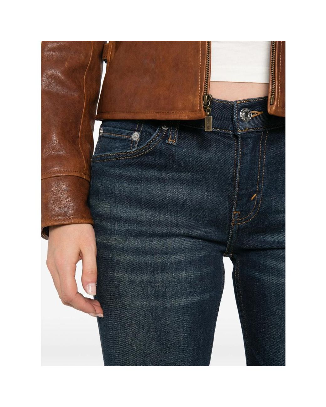 Re/done Blue Belt-Loop Jeans