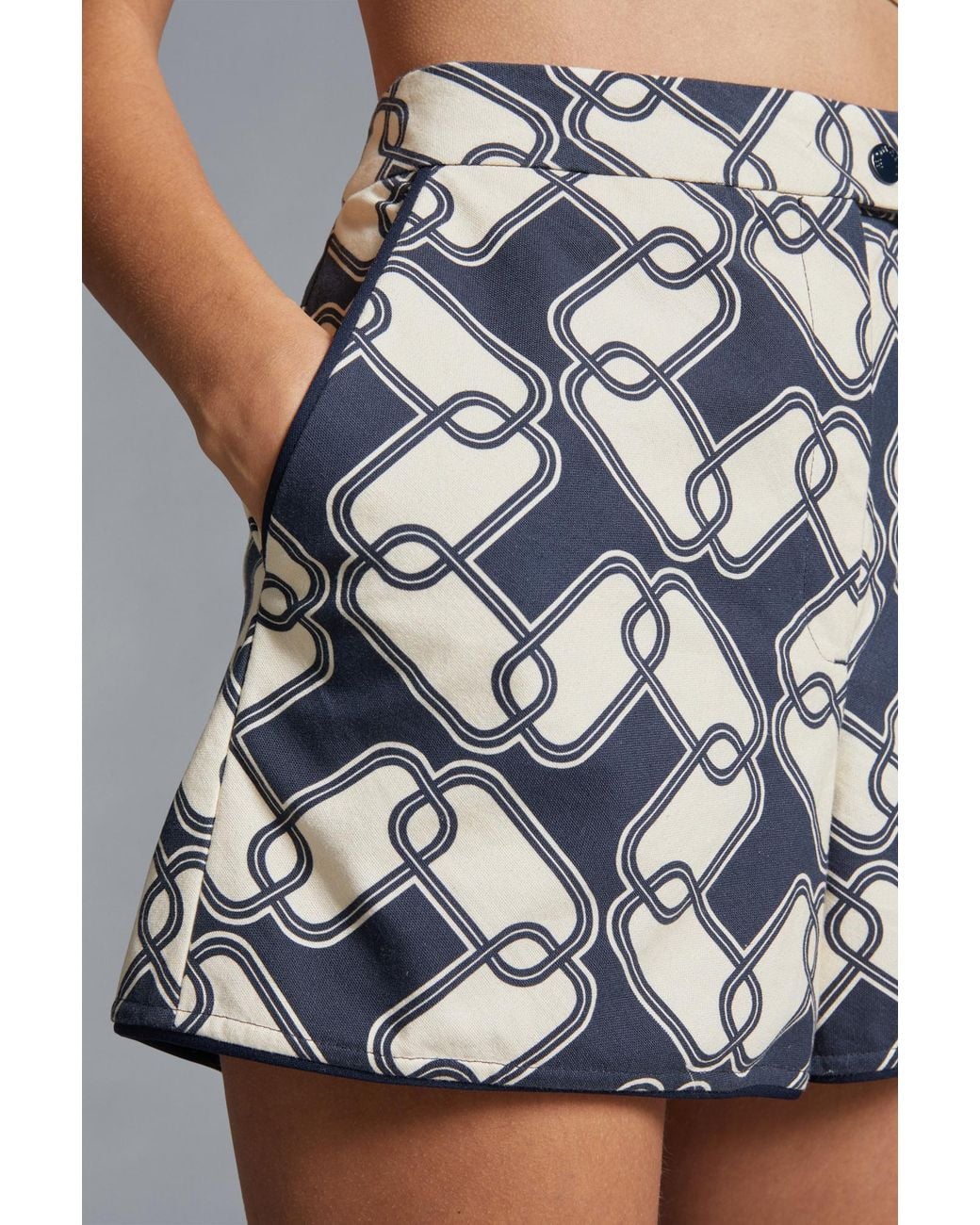 Moncler Multicolor Patterned Mini Shorts