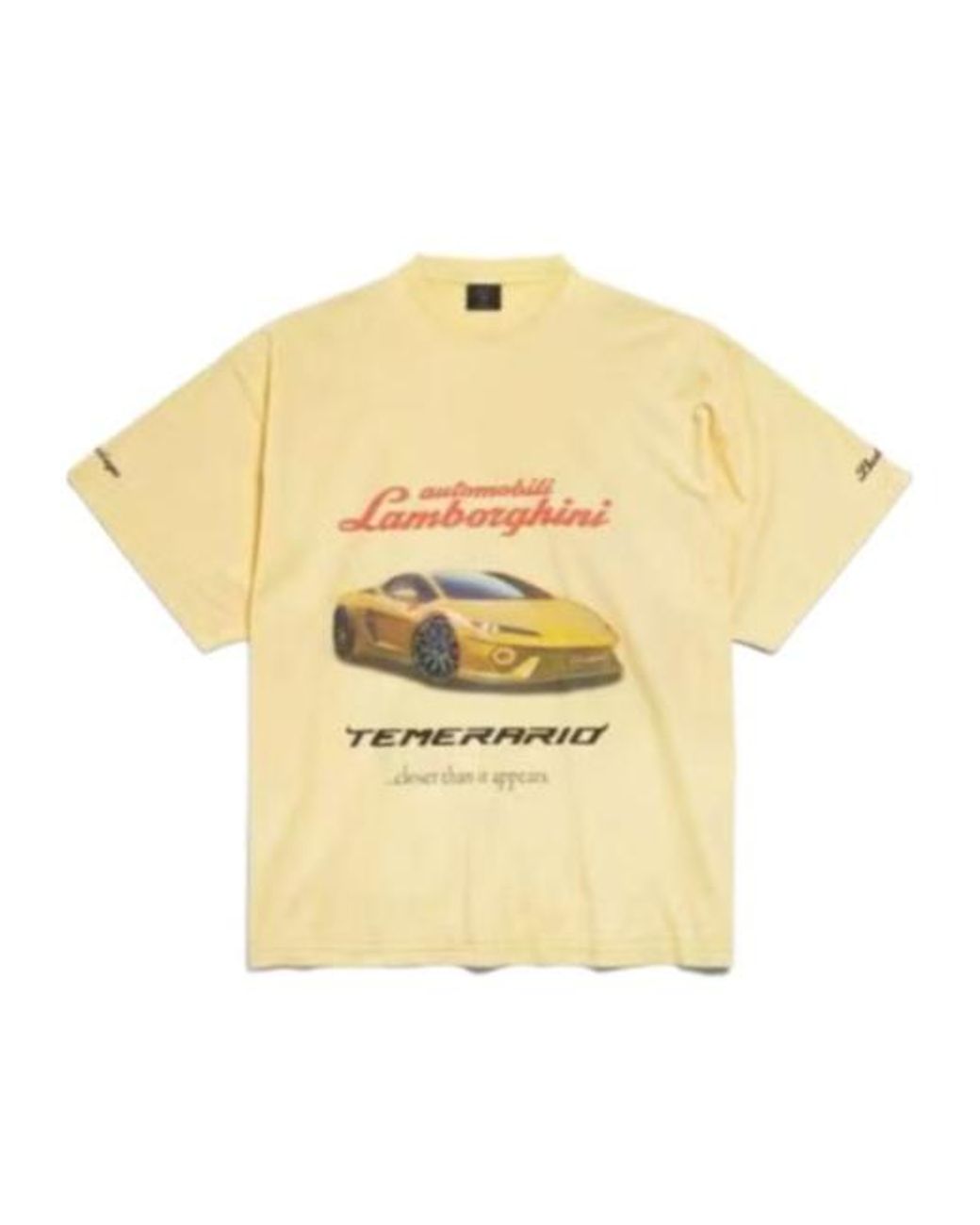 Balenciaga L Automobili Lamborghini Oversized T-Shirt in