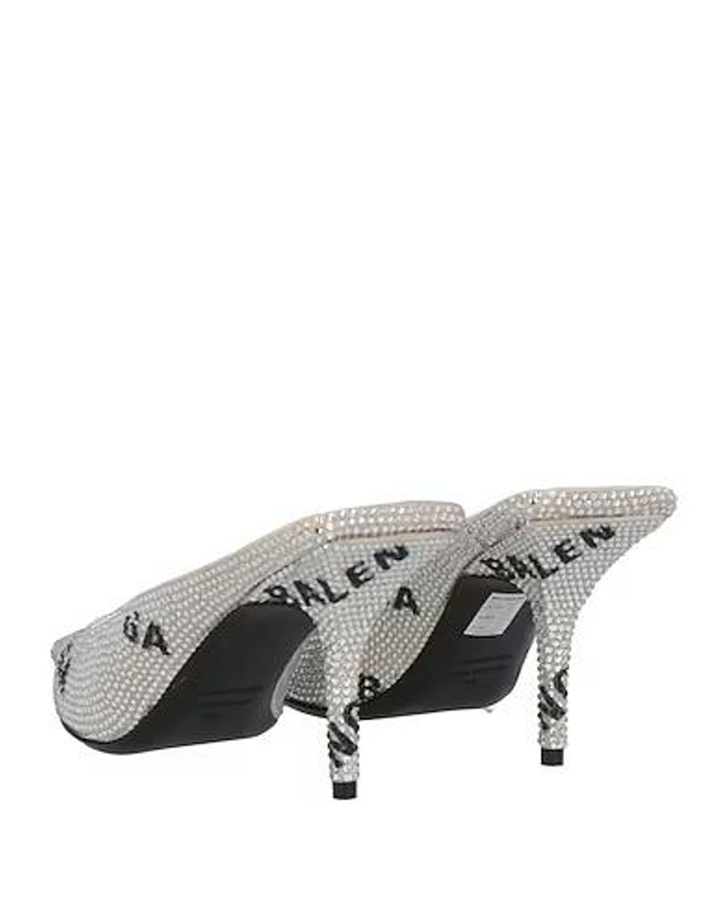 Balenciaga White Mules And Clogs