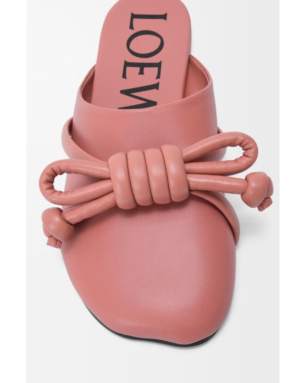 Loewe Pink Flamenco Knot Mule