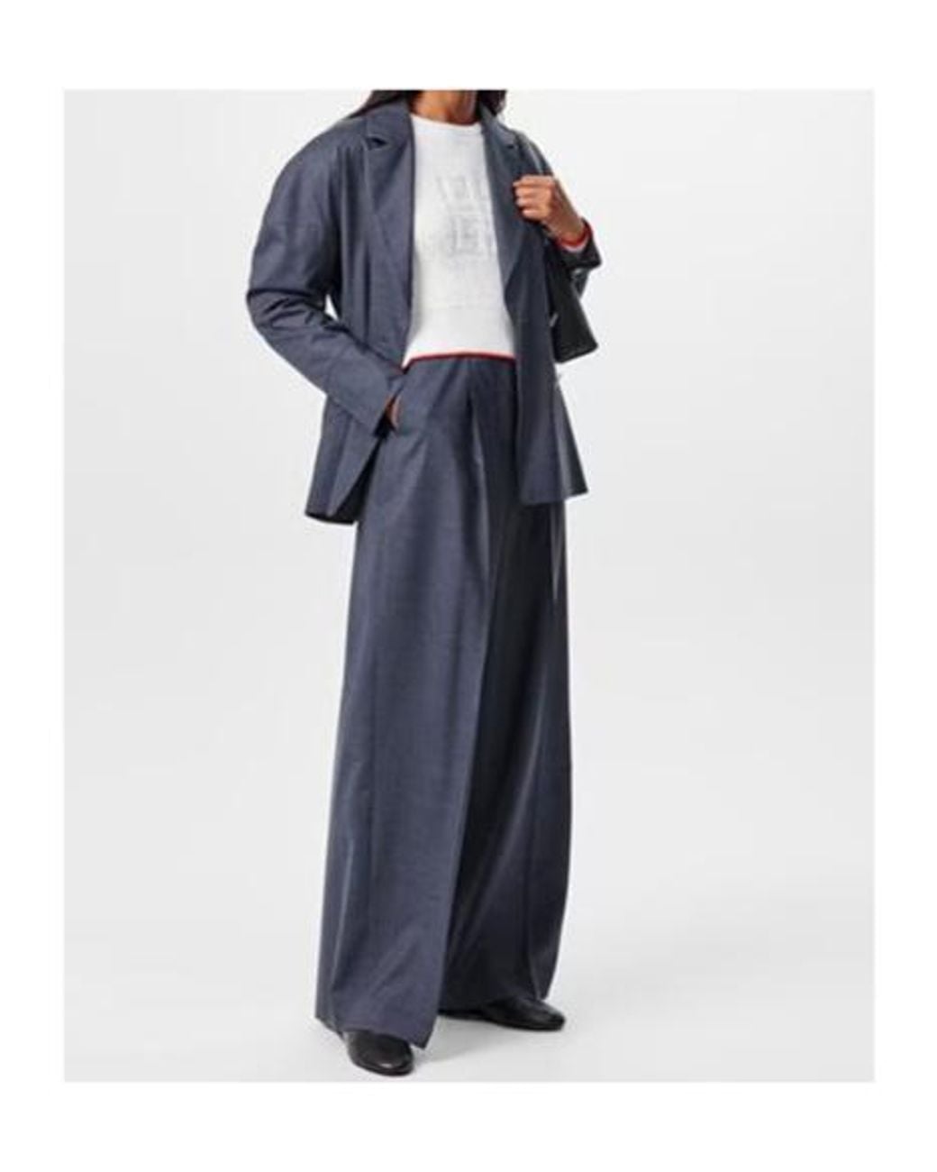 Givenchy Blue Pleated Trousers