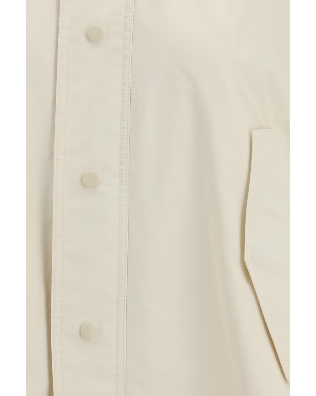 Fabiana Filippi Natural Hooded A-Line Waterproof Coat