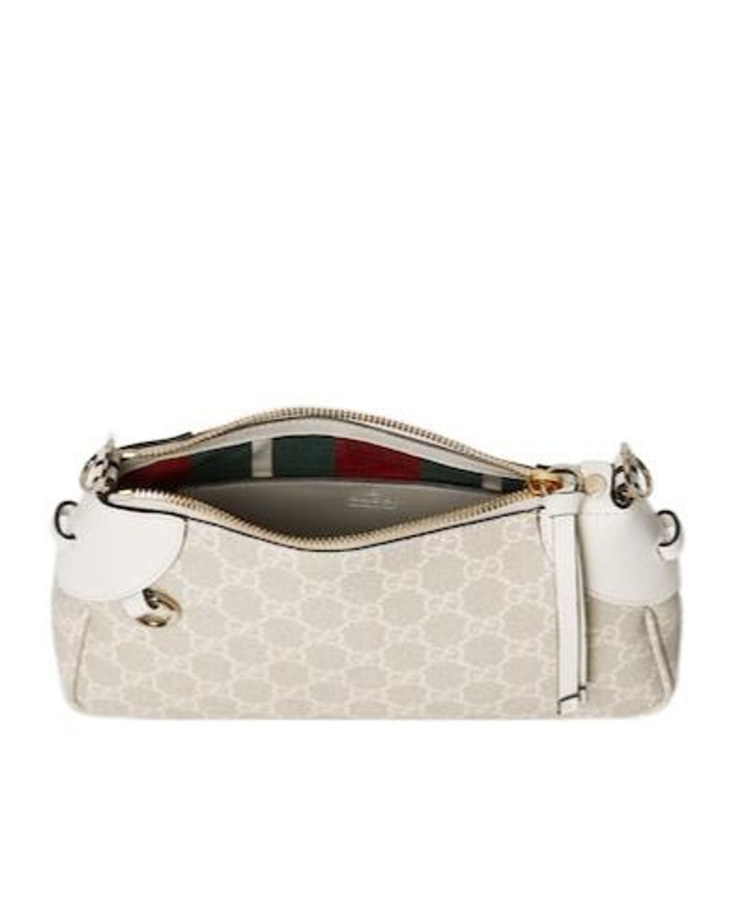 Gucci Natural Gg Emblem Small Shoulder Bag