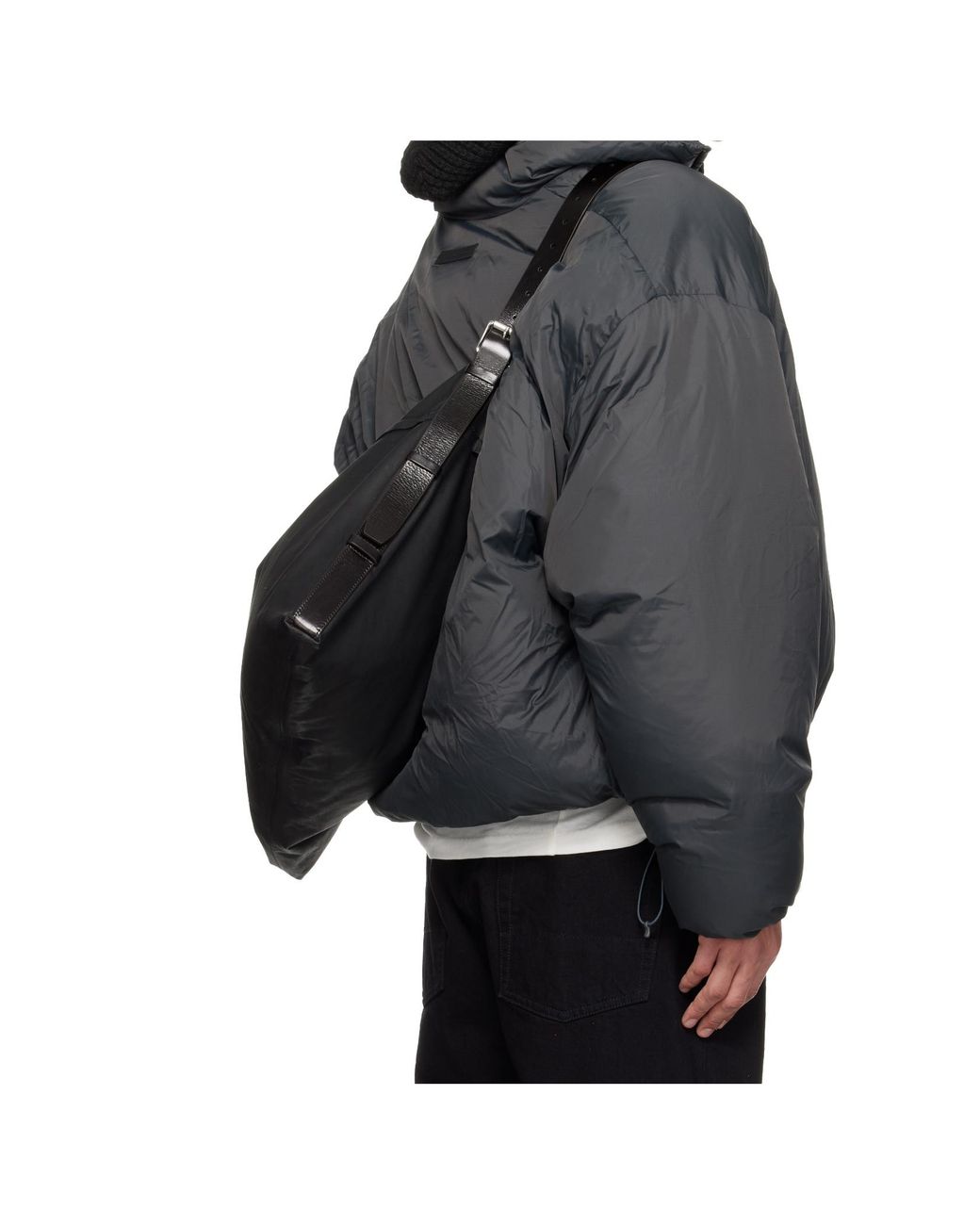 Fear Of God Gray Ripstop Puffer Jacket for men