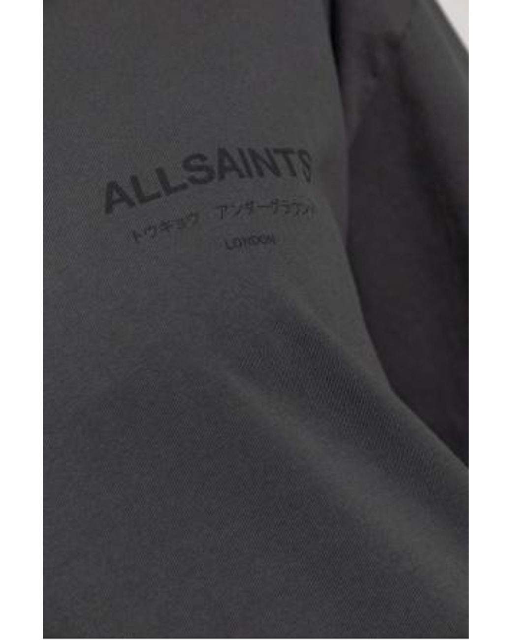 AllSaints Gray Underground T-Shirt