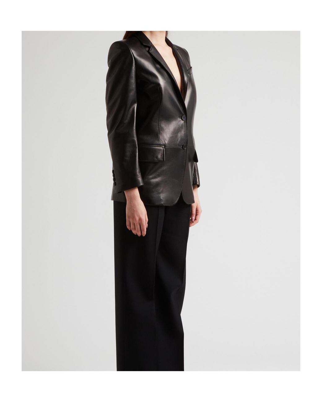 McQueen Black Single Breasted Jacket