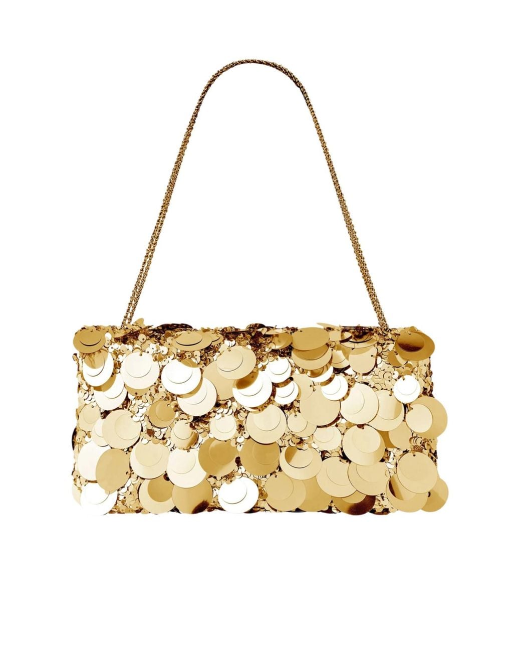 Rabanne Metallic Rabanne Sequin Chain Shoulder Bag