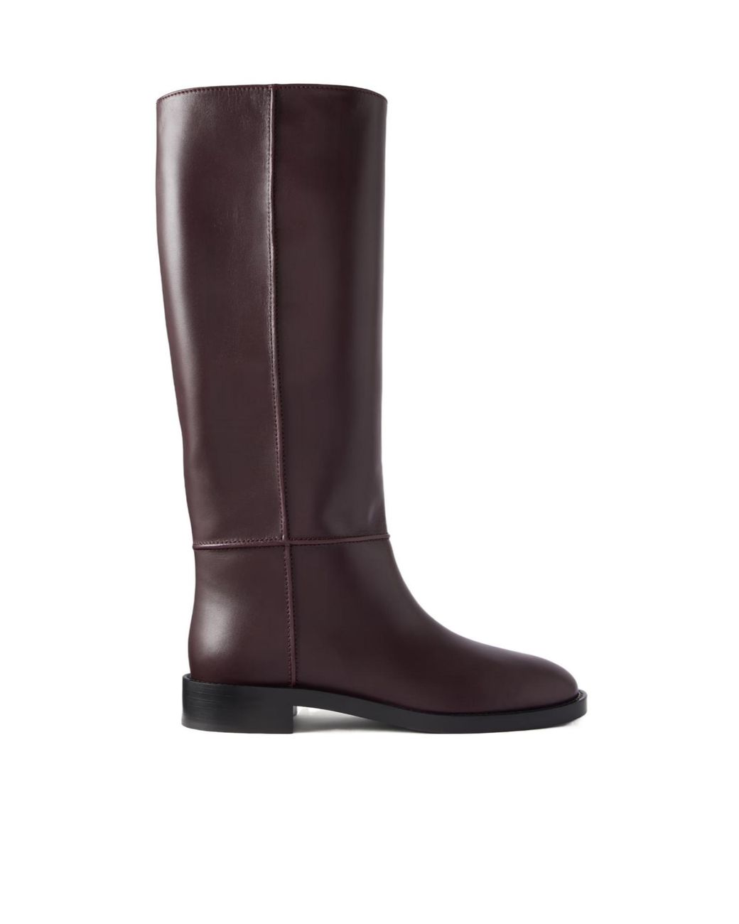 Gianvito Rossi Brown Riding Leather Knee-Height Boots