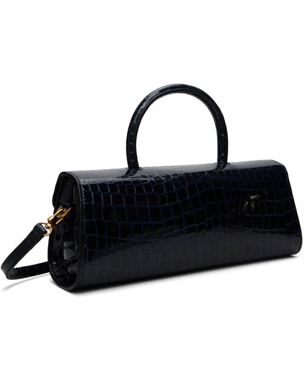 By Far Black Mini Longa Shoulder Bag