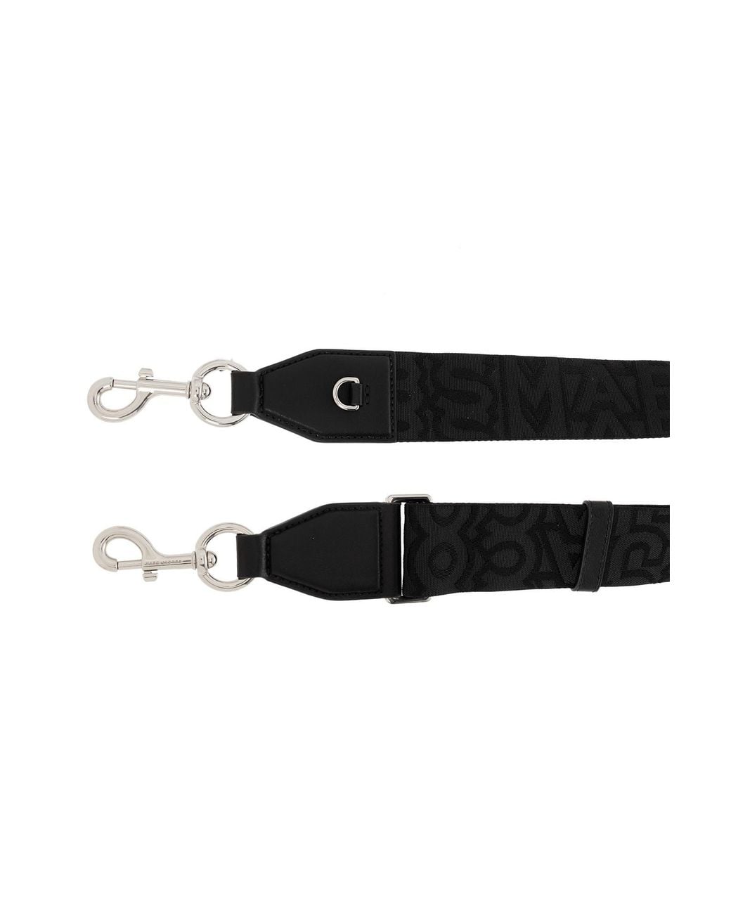Marc Jacobs White Monogram Printed Bag Strap
