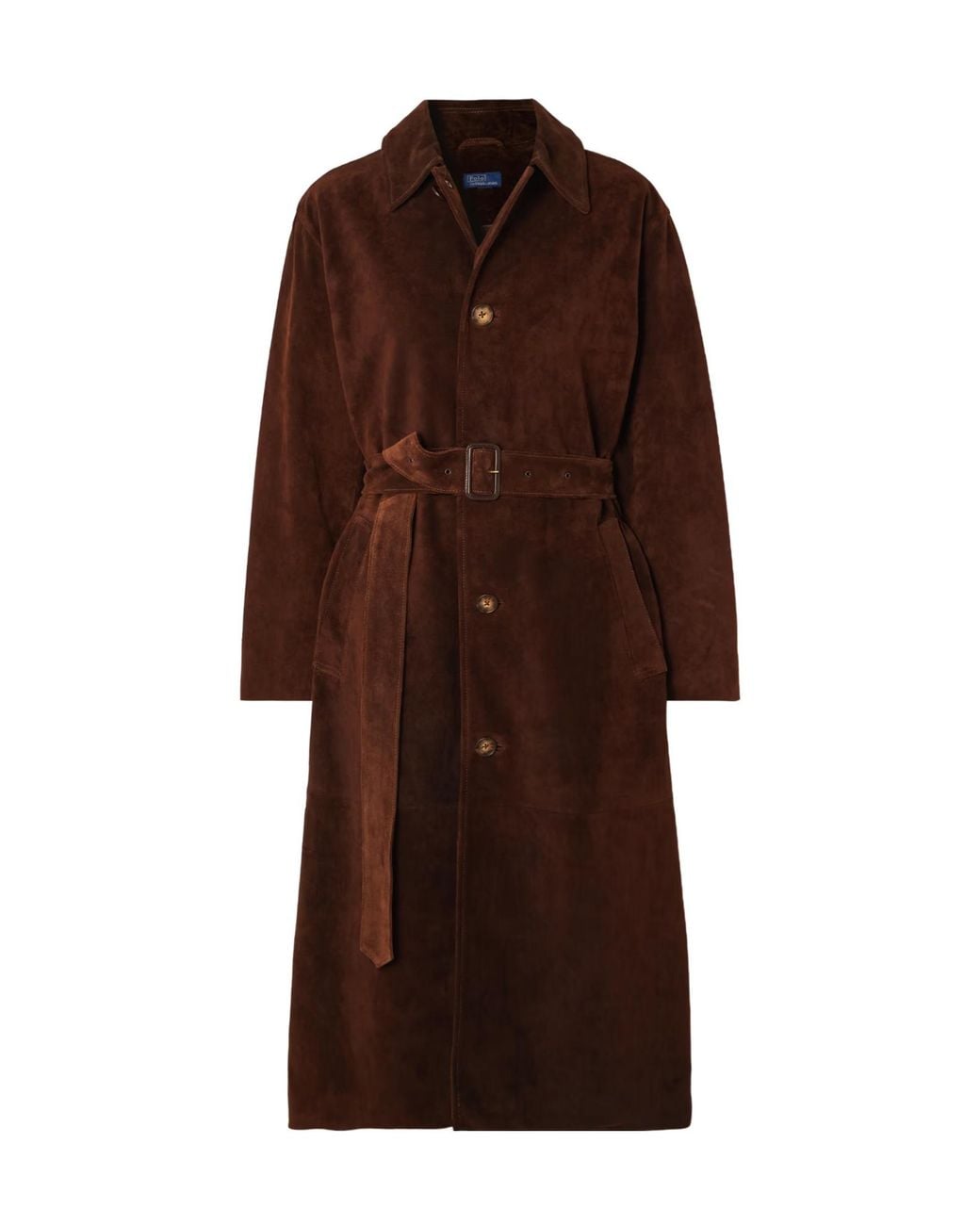 Polo Ralph Lauren Brown Suede Coat