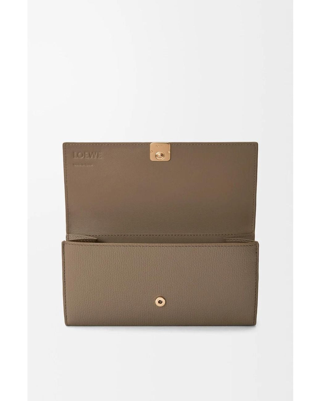 Loewe Gray Anagram Continental Wallet
